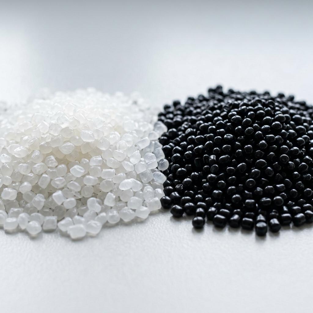 Natural vs black HDPE granules — what is the difference?